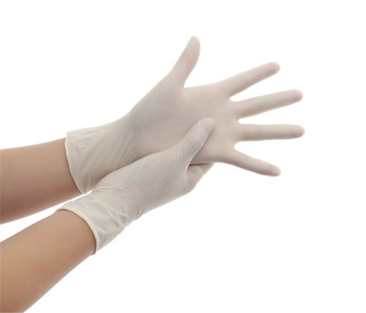 Powder Free Disposable Medical Gloves , Medical Rubber Gloves Fingertip Textured