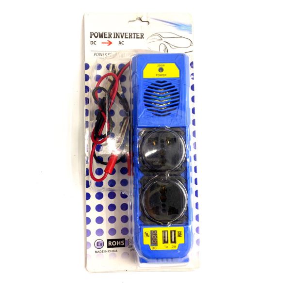 Car Fast Charger Aluminum Display Adapter Charger With Charging Cable Pure Sine Wave Inverter 12V Dc To 120V Ac For Car