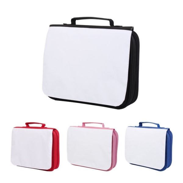 600D Polyester Sublimation Bible Bag Portable Briefcase Multifunctional Book Storage Bag For Heat Transfer