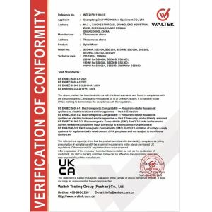 Guangdong Chef PRO Kitchen Equipment CO., LTD Certifications
