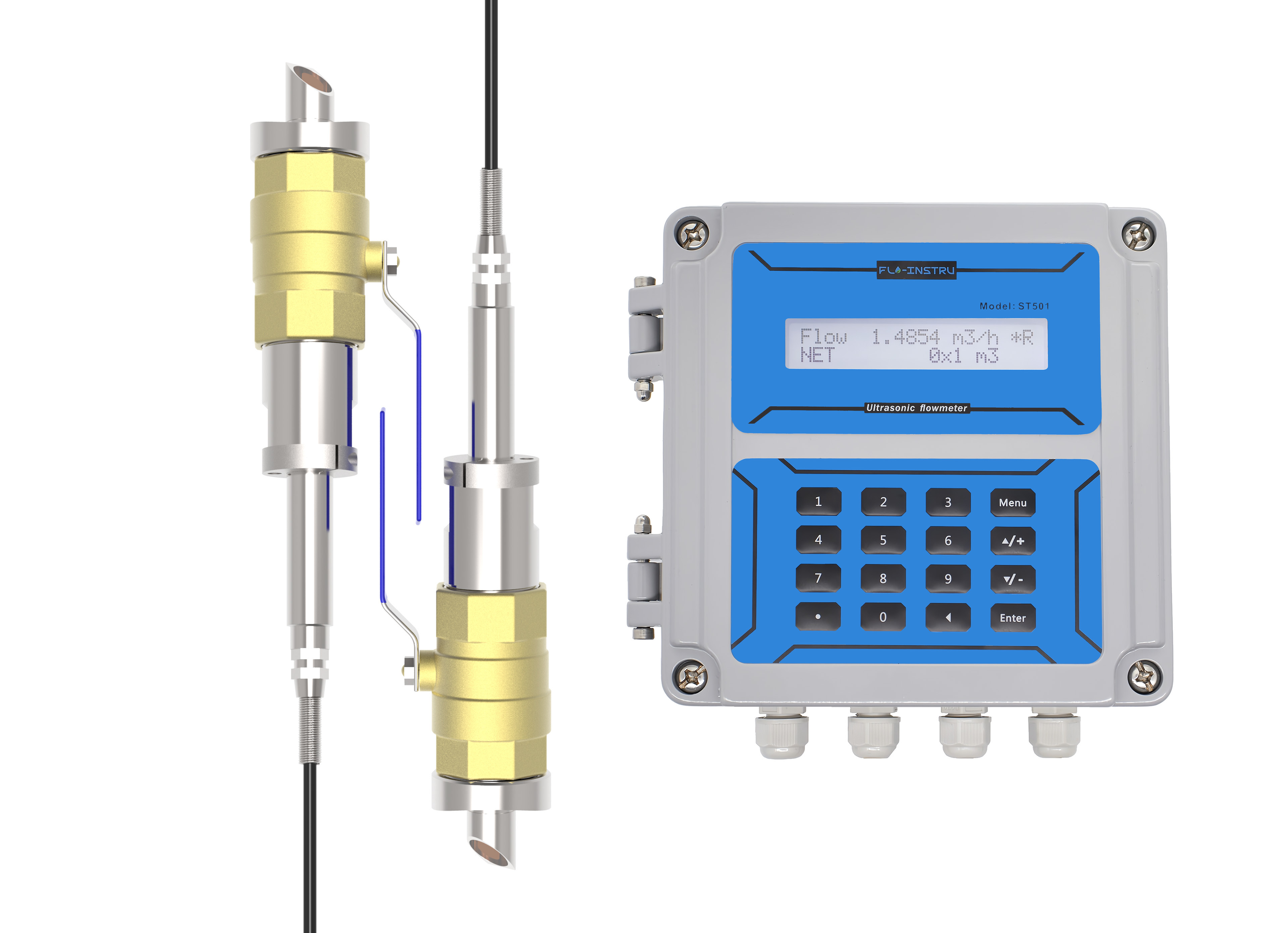 China ST501 Insertion Ultrasonic Flowmeter The Ultimate Solution for Liquid Flow Measurement in Challenging Conditions wholesale
