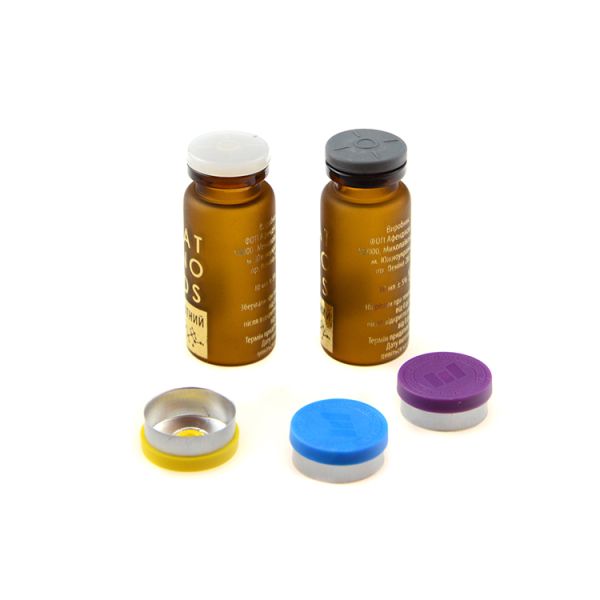 10ml Small Pharmaceutical Glass Bottle Ampoule Vial for Injection with Rubber Cap