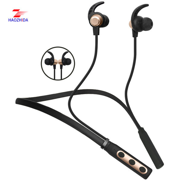 bluetooth earphone necklace HZD1804B original bluetooth earphone running with long battery life