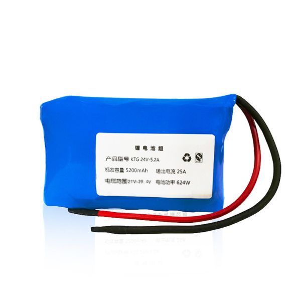 124.8Wh 5200mAh 24V Lithium Ion Battery Pack
