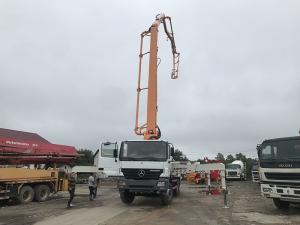 China CE 33m Used Concrete Pump Truck Ensuring Safety And Reliability Boom System wholesale