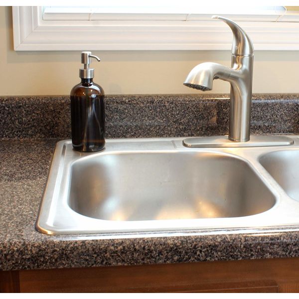 500ML Brown Glass Lotion Bottles With 28mm Pump Dispenser