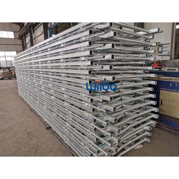 Hot Galvanized Steel Fence Squeeze Crush