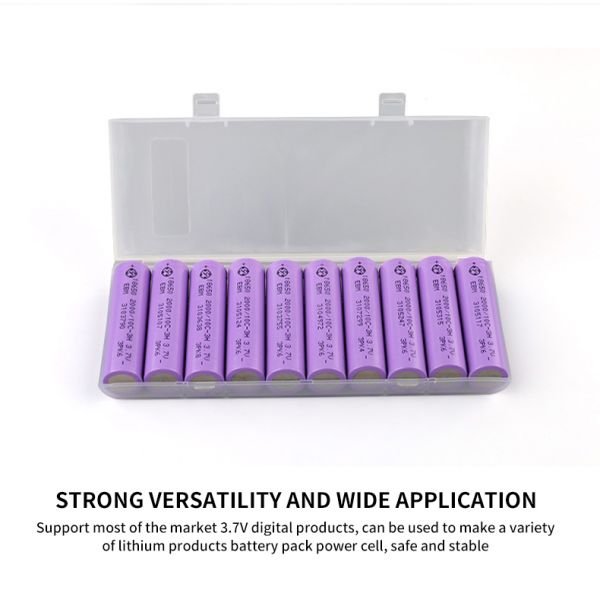 OEM ODM LiFePO4 lithium battery 18650 cells 3.7V 2000mah Rechargeable 3C NCM NMC customized lithium battery packs