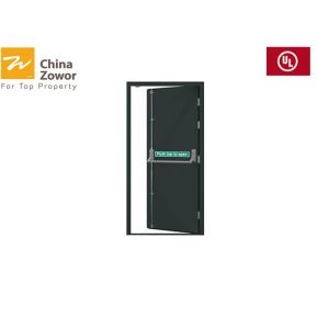 China Steel 90Min Panic Bar FD30 Frameless Fire Rated Doors on sale