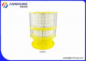 China Tower Crane Flashing LED Lights / Aircraft Warning Light Die Casting Aluminum on sale
