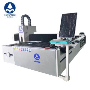 China 1000w 2000w Cnc Fiber Laser Cutting Machine AX3015 For Carbon Steel Stainless Steel Aluminium on sale
