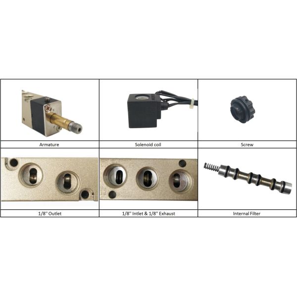 Details About Double Coil Solenoid Air Control Valve: Details About Double Coil Solenoid Air Control Valve: