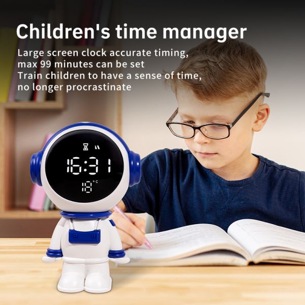 APP Control Customized Lighting Smart Wake-up Astronaut Alarm Clock