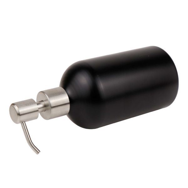 Black Metal Lotion Pump Aluminum Cosmetic Bottles 10ml-1000ml Personal Care Packaging