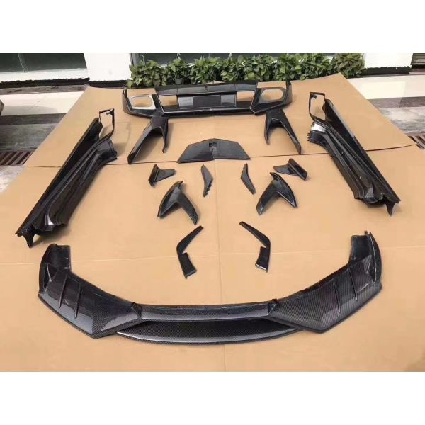 For Lamborghini LP580 LP610 Carbon Fiber Body Kit LP580 LP610 Upgraded MSY Style Front Lip Diffuser Spoiler Side Skirt