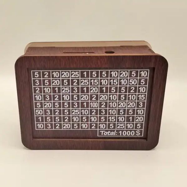 Hot new cheap beautiful high quality environmental protection practical wooden piggy bank