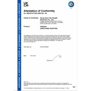 Dongguan Analog Power Electronic Co., Ltd Certifications