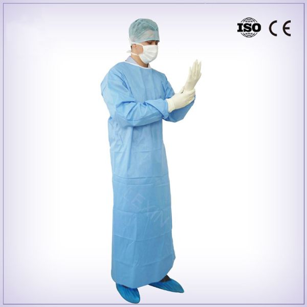 Sterile Nonwoven Protective Clothing Disposable For Doctors / Patient Single Use
