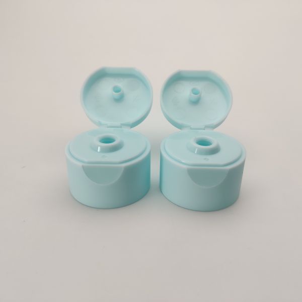 PP 24mm Flip Top Cap , Smooth Closure Plastic Flip Top Lids