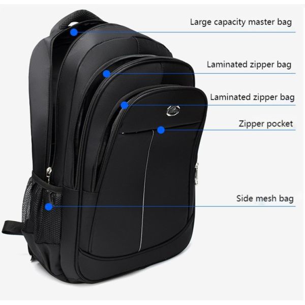 Cross-Border Oxford Large Capacity Travel Business Computer Backpack Leisure Waterproof Backpack