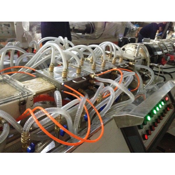 Semi Automatic Plastic Sheet Extrusion Line For WPC Door / Windowsill Board