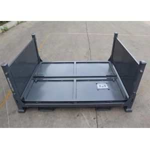 Forklift Q235 Steel Stillage Cage Pallet Storage Bins Corrosion Protection