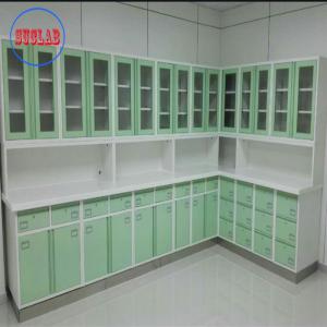 China Full Steel Wall Mounted Hospital Operation Room Disposal Cabinet Three Section Slider wholesale