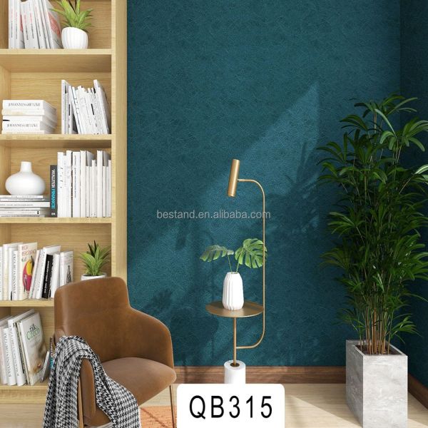 Modern Self Adhesive 3D Cloth Wall Paper Soft PVC Waterproof Fabric Wallpaper For Walls