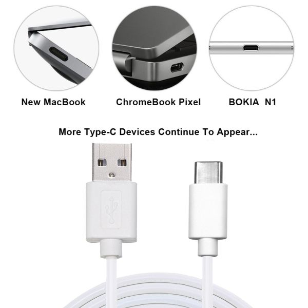 USB-A to Type-C Data Cable 12W Fast Charging 480Mbps Transfer
