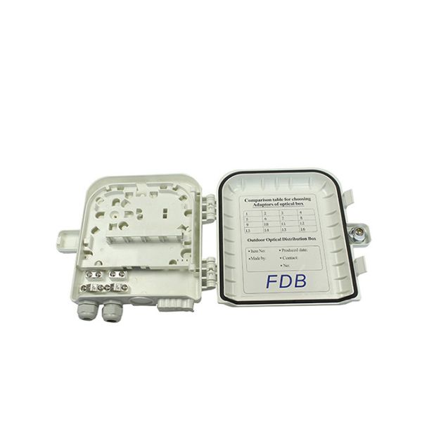 8 Port Fiber Optic Terminal Box With 1X4 1X8 PLC Splitter SC APC
