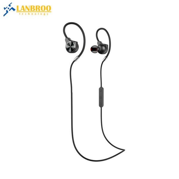 IPX7 waterproof bluetooth earphone sport mobile phone earhook headphone compatible iOS and android mobiles and tablets
