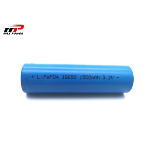 China 18650 1500mAh 3.2V deep cycle LiFePO4 Battery For Emergency Lighting on sale