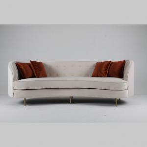 China Indoor Furniture Living Room Curved Sofa Unfolded Modern Fashion wholesale