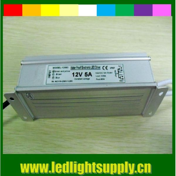 60W single-end output led power supply 12V CE ROHS