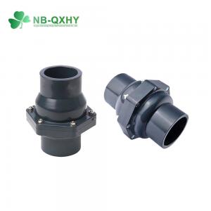 China Tubular Structure PVC Ball Check Valve for Reversing Flow Direction and Swing Spring wholesale