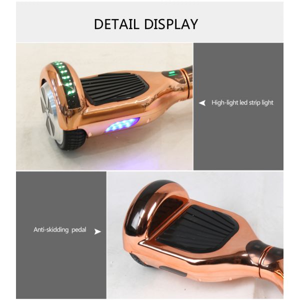 6.5 inch High Quality Smart Hoverboard LED Self-balancing Electric Scooter China Factory Manufacturer Wholesale