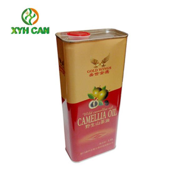 Tin Cans for 12oz Olive Oil Empty Tall Olive Oil Tin Cans Eco-Friendly Metal Storage Tins