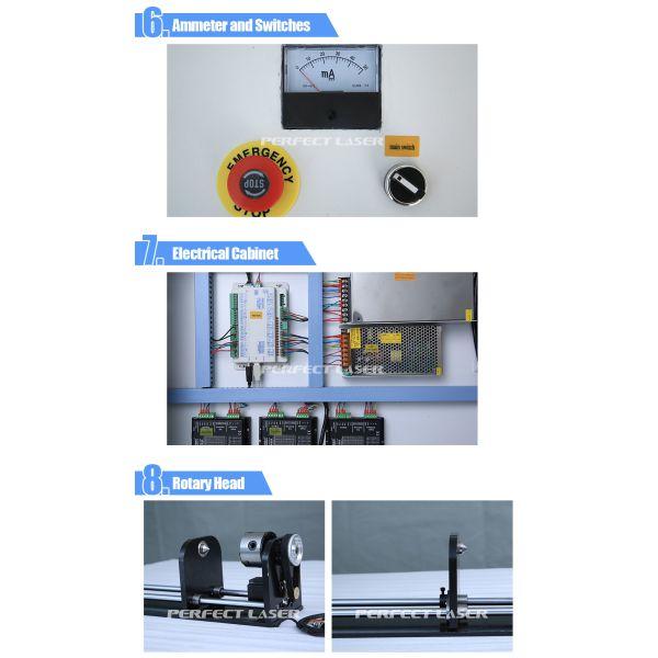 900*600mm CO2 Laser Plastic Laser Engraving Machine Water Chiller With CNC Controlling System