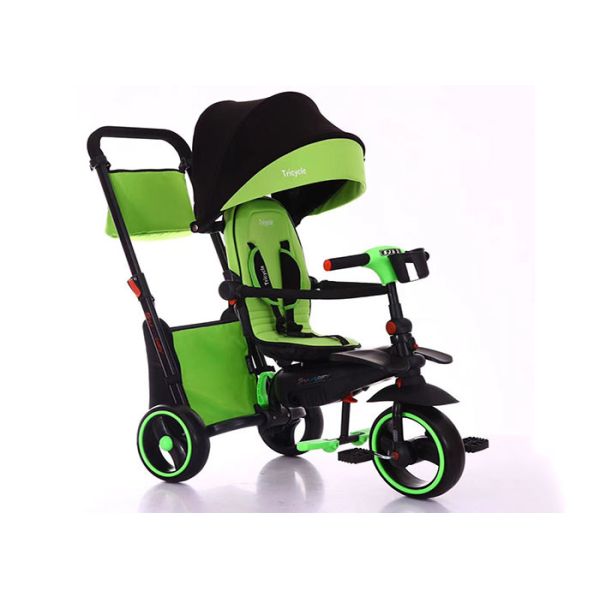 3 Wheel Bicycle Trike Childrens Ride On Toys Easy Portable And Storage Baby Tricycle Kids