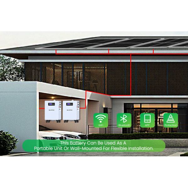 25.6V 300Ah LiFePO4 Solar Battery 7.68kWh Telecom Backup Power With CAN Bus Control