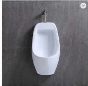 China DC AC Induction Men Urinal Toilet Oval Waterless Wall Hung Urinal Bowl wholesale