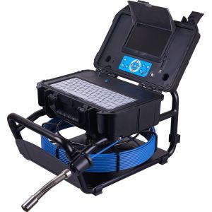 Waterproof 38mm Head 40m CCTV Drain Camera Rechargeable Battery