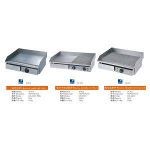 China Commercial Catering Equipment BBQ Flat Stainless Steel Electric Griddle Tabletop wholesale