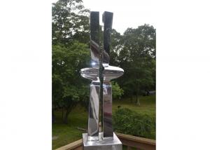 China Abstract Mirror Stainless Steel Metal Garden Ornaments wholesale