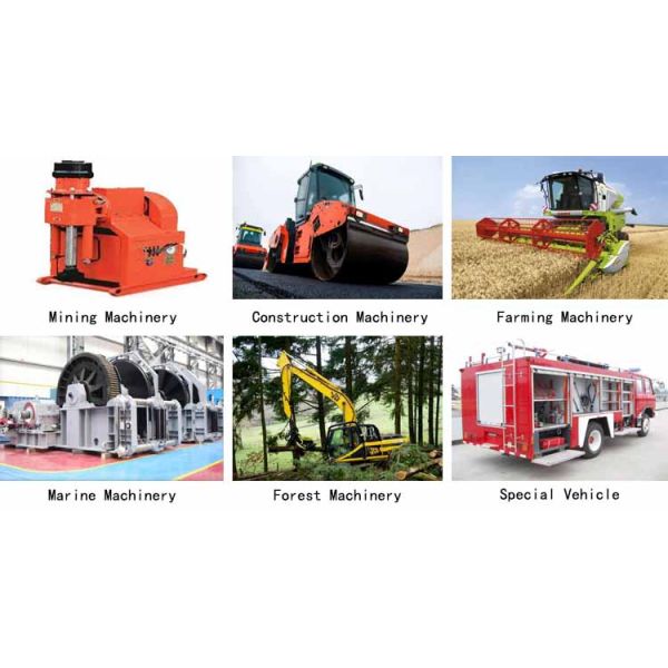 MCR10 Low Speed Hydraulic Motor , Space Saving Radial Hydraulic Motor