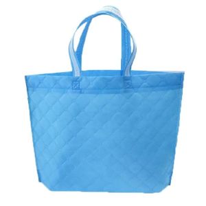 China Blue Pink Color Folding Non Woven Reusable Bags Eco Friendly Grocery Bags wholesale