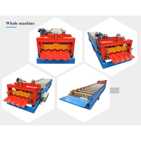 Colored steel galvanized high speed glazed tile roll forming machine factory