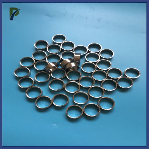 Gr2 Gr5 Men Pure Titanium Wedding Bands / Rings Black Titanium Zirconium Ring