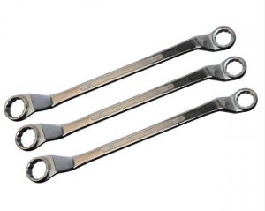 China Alloy steel Tighten bolt double ended ring spanner Convenient on sale