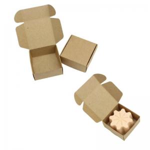 China ODM Foldable Kraft Paper Candy Box Handmade Candle Soap Gift Packaging wholesale
